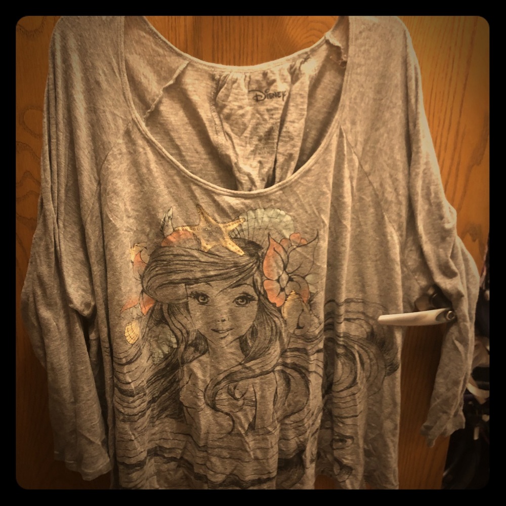 Little Mermaid Lace Up Tee (Closet Cleanout!)